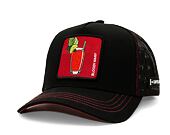 Kšiltovka Capslab Trucker - Bloody Mary - Black / Red