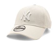 Kšiltovka New Era 9FORTY MLB Linen New York Yankees - White