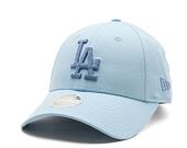 Dámská kšiltovka New Era 9FORTY Womens MLB Metallic Logo Los Angeles Dodgers - Pastel Blue