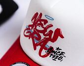 Dětská kšiltovka New Era 9FORTY Kids A-Frame Trucker Graffiti Trucker - Scarlet / White