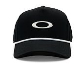 Kšiltovka Oakley - Oakley Ellipse Rope Hat - Black/White