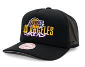 Kšiltovka Mitchell & Ness - Los Angeles Lakers - Year Of The Snake Trucker - Black