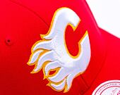 Kšiltovka Mitchell & Ness - Calgary Flames - Team Ground 2.0 Pro Snapback - Red