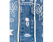 Dres - Kani Paisley Denim Baseball Shirt - Blue