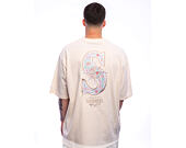 Triko New Era - MLB Infill Oversized Tee - Seattle Mariners - Off White