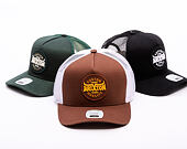 Kšiltovka Brixton - Gibson C Np Mp Trucker Hat - Brown/Off White