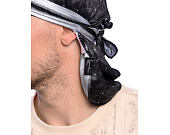 Šátek Karl Kani - Kani Monogram Aop Durag - Black / Grey