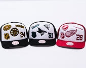 Kšiltovka Mitchell & Ness - Gridlock Trucker - Boston Bruins - White