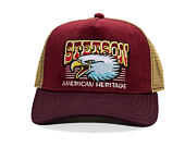 Kšiltovka Stetson - Trucker Cap Eagle Head