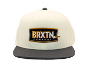Kšiltovka Brixton - Lightning Mp Snpk - Off White/Charcoal