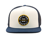 Kšiltovka Brixton - Oath Mp Trucker Hat - Mood Indigo/Off White/Mood Ind