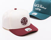 Kšiltovka Brixton - Crest C Mp Snapback - Port/Off White
