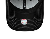 Dámská Kšiltovka New Era - MLB Contrast Stitch PU Leather 9FORTY - NY Yankees - Black / White