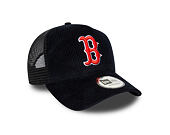 Kšiltovka New Era - MLB Seasonal Cord 9FORTY Trucker - Boston Red Sox - Navy
