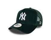 Kšiltovka New Era - MLB Seasonal Cord 9FORTY Trucker - NY Yankees - Dark Green