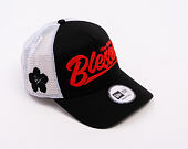Kšiltovka New Era - UFC MMA Max Holloway - Blessed 9FORTY Trucker - Black / Scarlet
