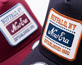 Kšiltovka New Era - Buffalo Patch 9FORTY Trucker - Navy / Blue