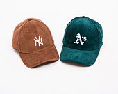 Kšiltovka New Era - MLB Cord 9FORTY M-CROWN - Oakland Athletics - Dark Green