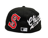 Kšiltovka New Era - MLB "Image Drop" ALL-OVER 59FIFTY - Chicago White Sox - Black