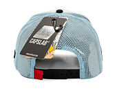 Kšiltovka Capslab - Obelix Trucker - White / Blue