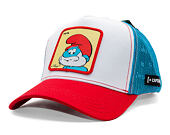 Kšiltovka Capslab - Smurfs Trucker - Papa - Red / Blue