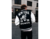 Bunda New Era - Patch Varsity Jacket - Black