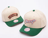 Kšiltovka Mitchell & Ness - Green Orange Pro Crown - Chicago Bulls - Sand/Green