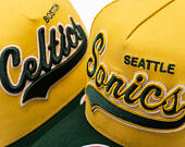 Kšiltovka Mitchell & Ness - Harvest Gold Pro Crown - Seattle Supersonics - Gold/Green