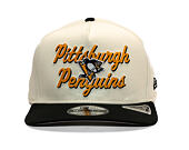 Kšiltovka New Era - NHL Chainstitch 9FIFTY A-Frame - Pittsburgh Penguins - Chrome White