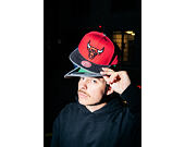 Kšiltovka Mitchell & Ness - NBA Denim Patchwork - Chicago Bulls - Red