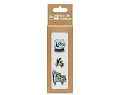 Připínáček New Era - Branded 3× Cap Pin Set - Silver
