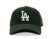 Kšiltovka New Era - MLB Melton Wool 9FORTY - LA Dodgers - Dark Green / White
