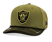 Kšiltovka New Era - NFL25 "Salute to Service" - 9SEVENTY Stretch-Snap - Las Vegas Raiders