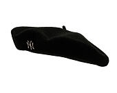 Dámský Baret New Era - MLB Wool Pin Beret - NY Yankees - Black