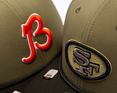 Kšiltovka New Era - NFL25 "Salute to Service" - 9SEVENTY Stretch-Snap - San Francisco 49ers