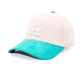 Dětská Kšiltovka New Era - MLB Kids Cord 9FORTY - LA Dodgers - Light Pink / Mint