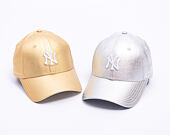 Dámská Kšiltovka New Era - MLB Metallic 9FORTY - NY Yankees - Silver