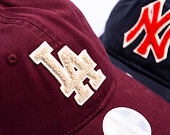 Dámská Kšiltovka New Era - MLB Boucle 9TWENTY - LA Dodgers - Burgundy / Cream