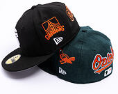 Kšiltovka New Era - MLB "Image Drop" ALL OVER 59FIFTY - Baltimore Orioles - Dark Green