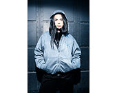 Bunda New Era - NBA Suede Hooded Jacket - Chicago Bulls - Grape