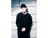 Triko New Era - Branded Longsleeve Waffle Tee - Black