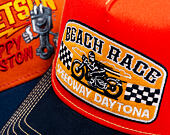 Kšiltovka Stetson - Trucker Cap Beach Race by FWS - Blue/Orange