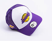 Kšiltovka New Era - NBA Side Patch 9FORTY - A-Frame Trucker - LA Lakers - Purple