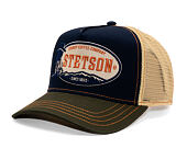 Kšiltovka Stetson - Trucker Cap - Cowboy Coffee - 52