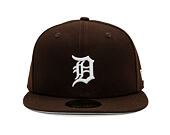 Kšiltovka New Era - MLB Seasonal 59FIFTY - Detroit Tigers - Burnt Wood - Brown