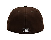 Kšiltovka New Era - MLB Seasonal 59FIFTY - Chicago White Sox - Burnt Wood - Brown