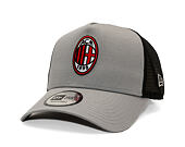 Kšiltovka New Era -  Patch 9FORTY Trucker - Ac Milan - Grey