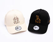 Kšiltovka New Era - MLB Outline 9FORTY Trucker - NY Yankees - Cream