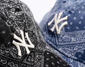 Kšiltovka New Era - MLB Washed Paisley 9TWENTY - NY Yankees - Black