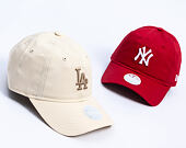 Dámská Kšiltovka New Era - MLB Essential Midi Logo 9TWENTY - LA Dodgers - Cream